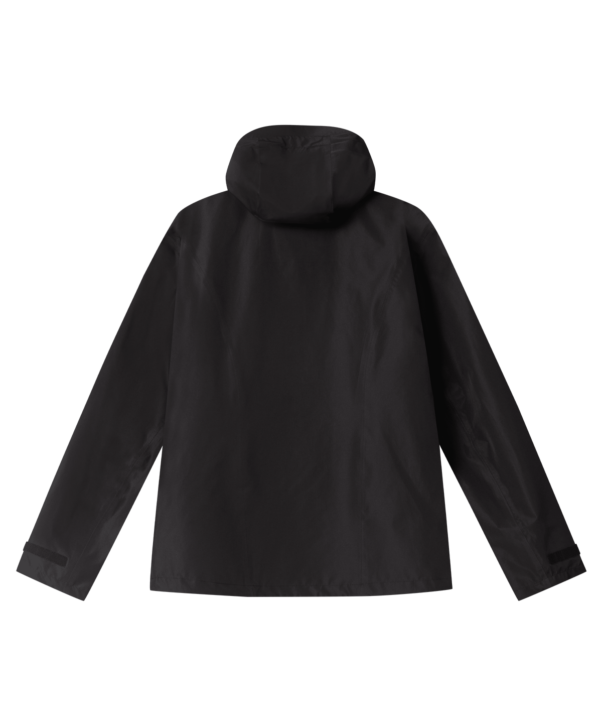 Nays 3L Multifunctional Rain Jacket mit Kapuze, langen Ärmeln und wasserdichten YKK AquaGuard® Reißverschlüssen in der Rückansicht. Ideal für Outdoor-Abenteuer bei Regen.