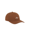Nays Snapback Cap in Braun mit weißem Logo-Stick auf der Vorderseite.