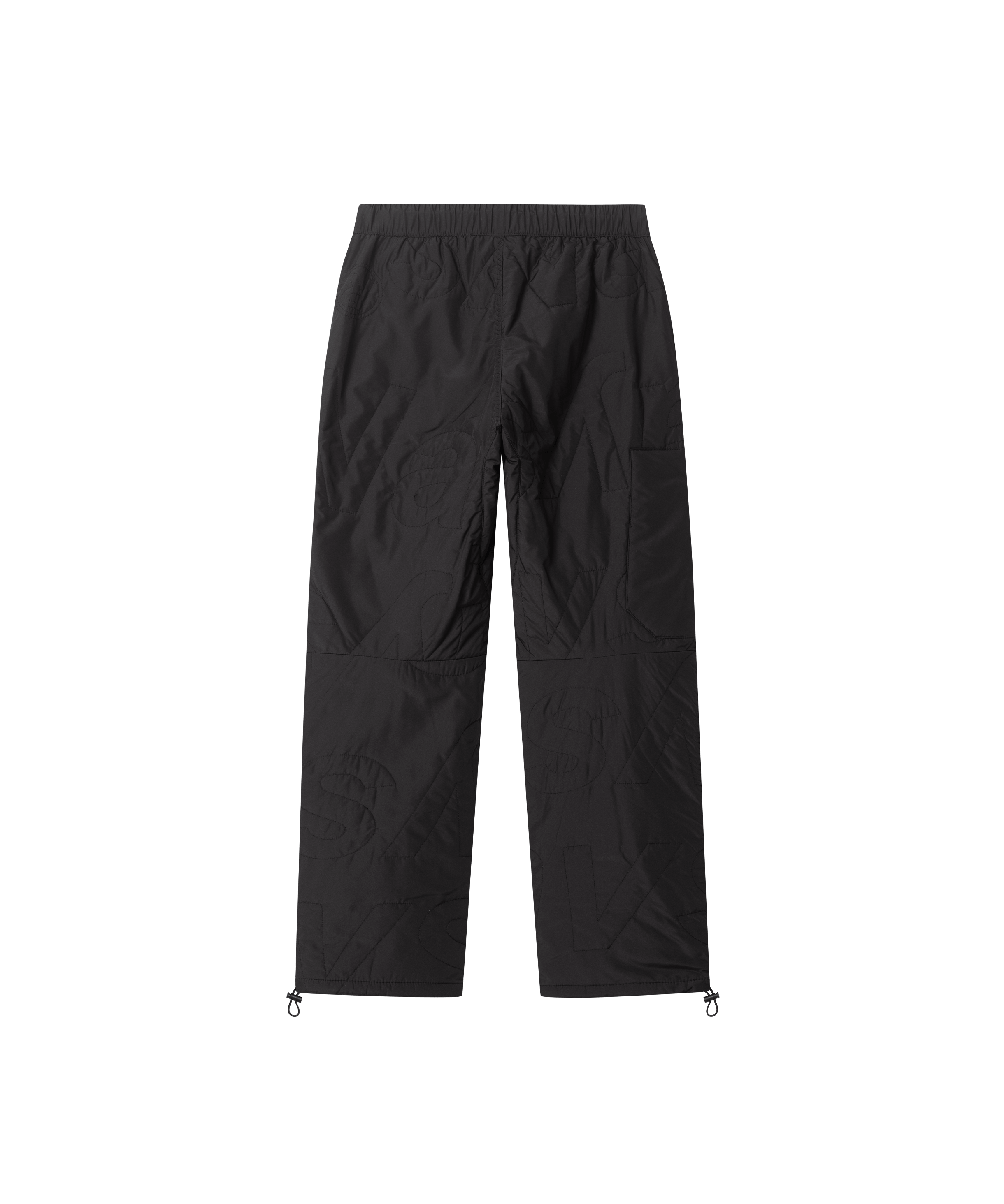 Nays Thermo Pants mit unverwechselbarer Steppoptik in der Rückansicht, elastischem Bund und verstellbarem Saum, ideal für kalte Temperaturen, mit mehreren Taschen für Essentials.