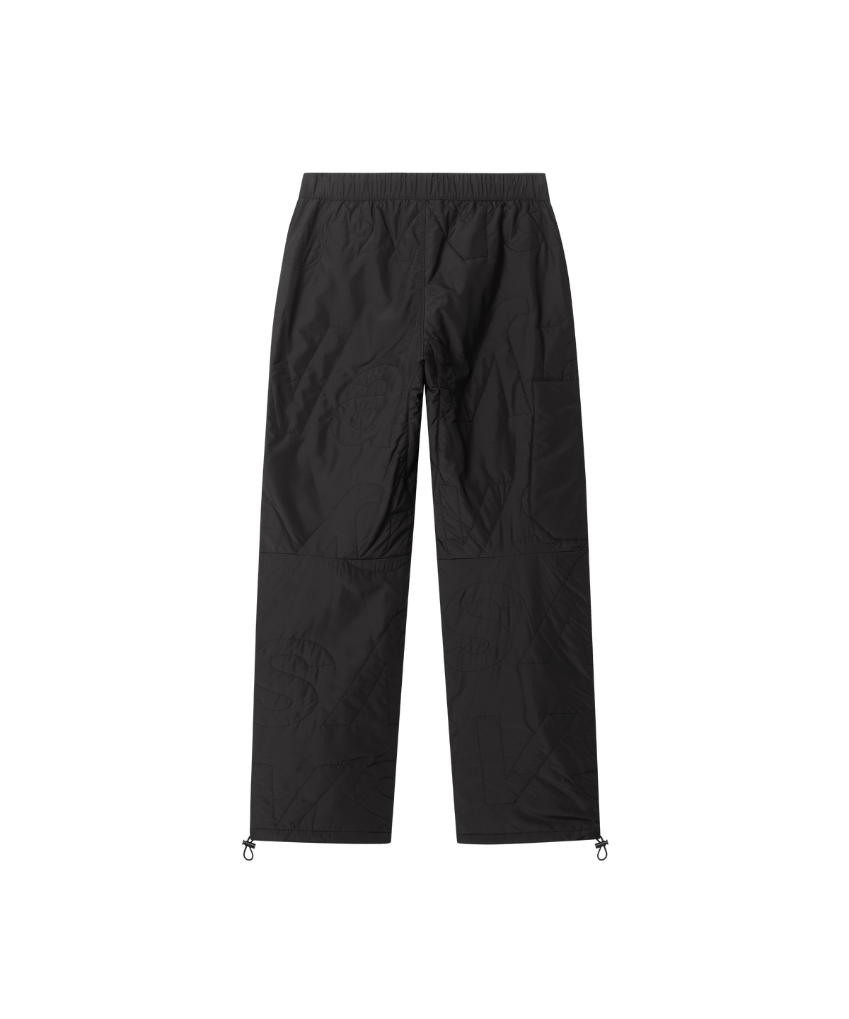 Nays Thermo Pants mit unverwechselbarer Steppoptik in der Rückansicht, elastischem Bund und verstellbarem Saum, ideal für kalte Temperaturen, mit mehreren Taschen für Essentials.