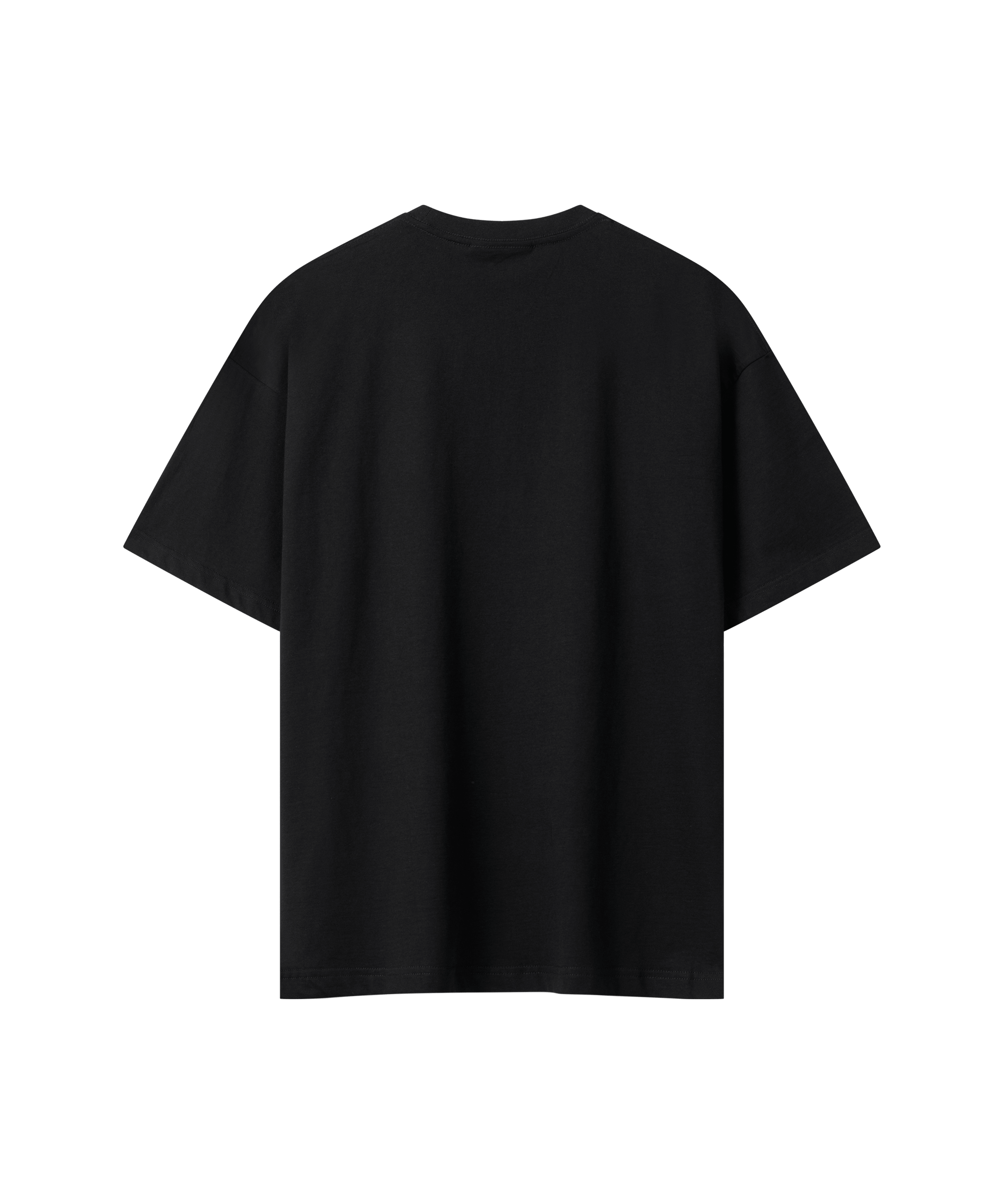 Auf dem Bild zu erkennen ein weißes T-Shirt von hinten. Es sind keine weiteren Details zu erkennen.