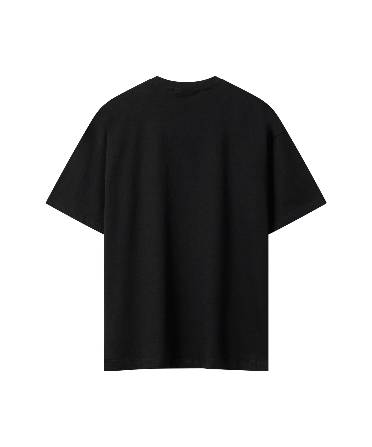 Auf dem Bild zu erkennen ein weißes T-Shirt von hinten. Es sind keine weiteren Details zu erkennen.