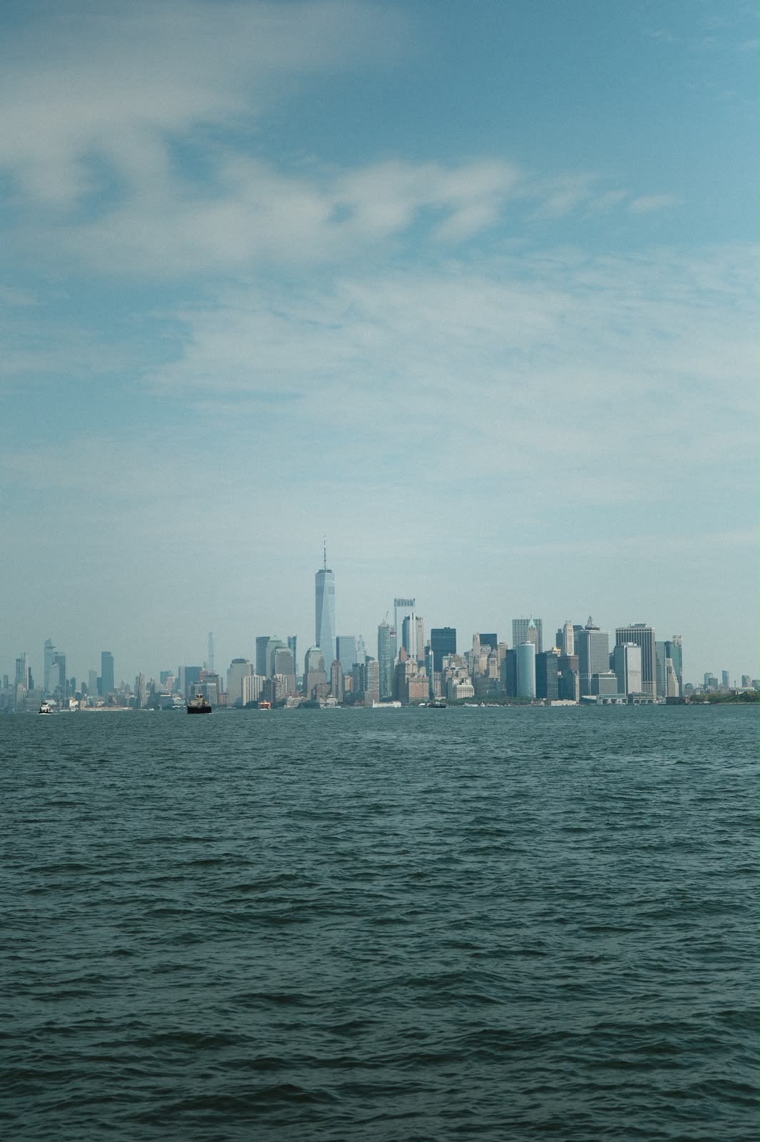 New York City Skyline from a Boat