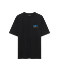 Nays Pro Tackle T-Shirt dunkel-grau mit blauem und orangem Logo-Print auf der Brust.