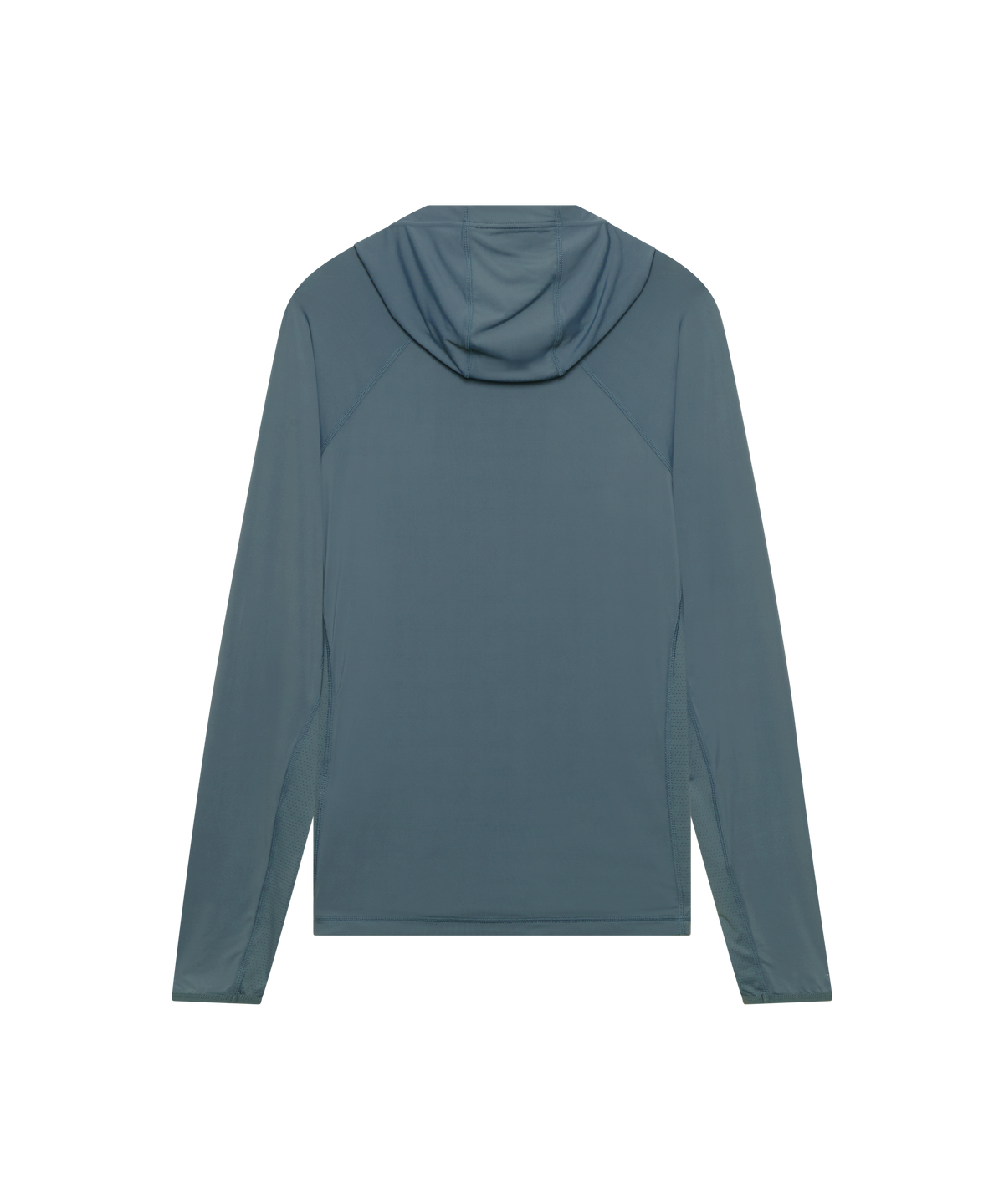 Nays UV 50+ Hooded Longsleeve, Rückenansicht mit Kapuze, Raglanärmel und elastische Bündchen, ideal für Sonnenschutz und Bewegungsfreiheit bei Aktivitäten.