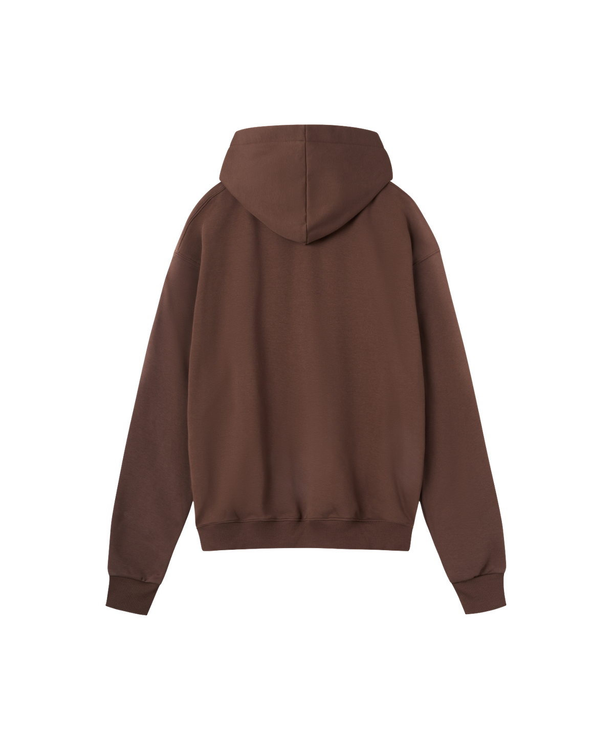 Rückansicht braunes Kapuzen Sweatshirt von Nays.