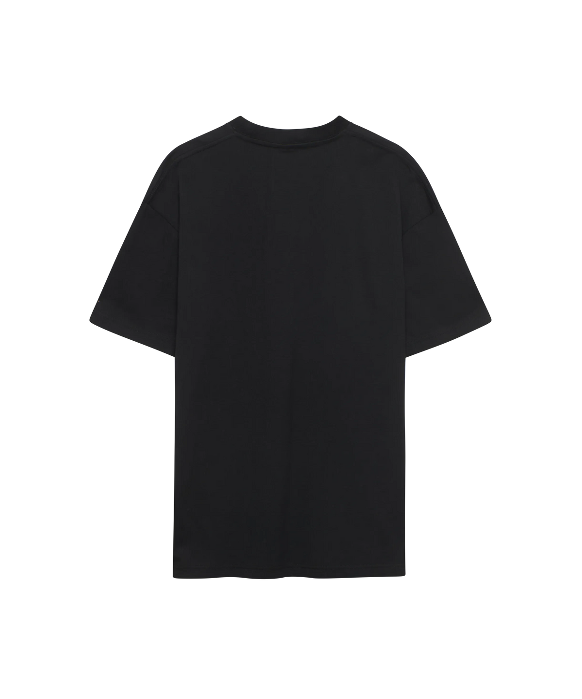 Schwarzes Nays T-Shirt in Oversize-Passform, Rückansicht.