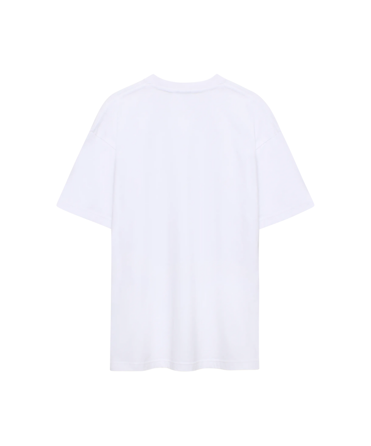 weisses Nays T-Shirt in Oversize-Passform, Rückansicht.
